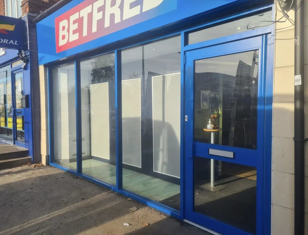 Bet Fred Shopfront Derby